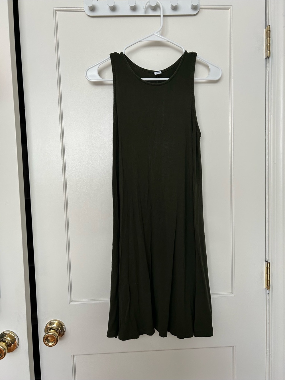 Old navy - Sleeveless Swing Dress - Olive Green XS